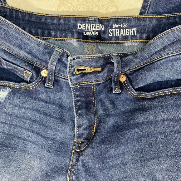 Denizen from Levi's Women's Low-Rise Blue Jeans Straight Size 3/26 - Picture 7 of 11